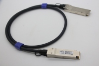 Kabel DAC QSFP Pasif 40G Realsea Factory 1M Direct Attach Copper OEM Modul Transceiver Hitam 30AWG untuk Switch