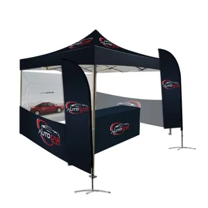 China Fabricante Logotipo Personalizado Canopy Trade Show Tent Gazebo Pop Up Alumínio Quadro 10x20 10x10 Impressão Personalizada Canopy Tent