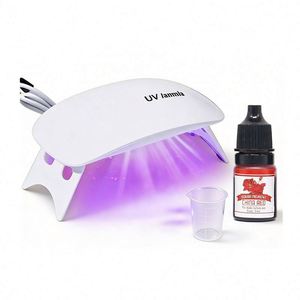 Kit de fabrication de décorations de Noël en résine pour l'industrie, moules en silicone transparent dur à polymériser sous lumière UV, outils, fournitures et matériaux - Product Image 3