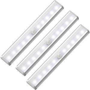 Luces LED para Gabinetes de 3.5W-270Lm, Funcionamiento con Batería, Temperatura de Color de 4000K, Interruptor con Sensor de Movimiento, para Armarios y Debajo de Gabinetes, 5V - Product Image 2