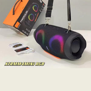 XTRMM4 MINI RGB ลำโพงลำโพงบลูทูธกันน้ำลำโพงมินิแบบพกพากลางแจ้งสำหรับงานปาร์ตี้ซับวูฟเฟอร์แบบพกพาพร้อมแบตเตอรี่ - Product Image 2