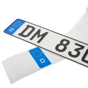 DM8300 PVC 높은 저항 표면 자동차 번호판 스탬프 적층 알루미늄 플레이트 필름