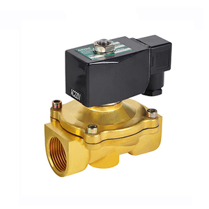 วาล์วน้ำโซลินอยด์ COVNA DN40 ขนาด 1.5 นิ้ว 2 ทาง 24VDC แบบปิดปกติ วาล์วโซลินอยด์ลมแรงดันต่ำทำจากทองเหลือง - Product Image 1