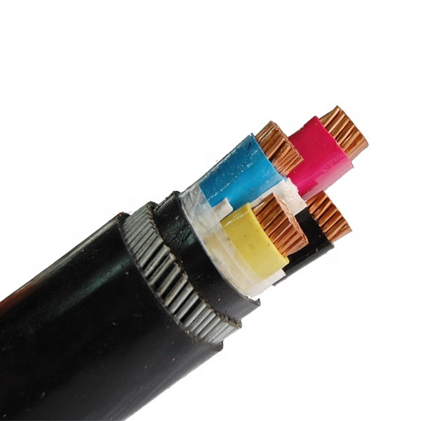 600/1000V Xlpe Insulated 4 Core 185mm2 300mm2 Steel Wire armour Power Cable