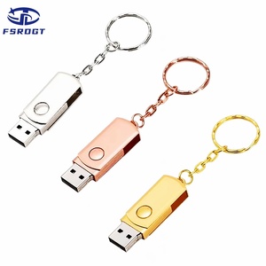 2025 New Rotating kim loại USB Memory Stick Pendrive 8GB 16GB 32GB 128GB & 256GB năng lực USB 2.0 giao diện ổ đĩa flash - Product Image 1