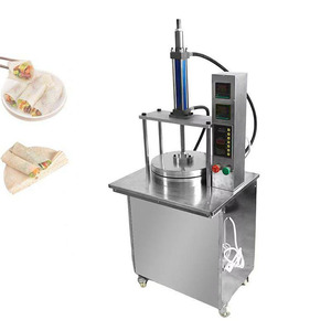 Machine à fabriquer des tortillas hydraulique en acier inoxydable, machine à presser les feuilles de rouleaux de printemps commerciale - Product Image 1
