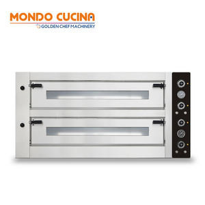 Horno de <span class=keywords><strong>Pizza</strong></span> comercial profesional de alta eficiencia de 2 cubiertas y 4 bandejas, nuevo para restaurante, tienda de comida, venta al por menor, horno de cubierta de panadería - Product Image 3