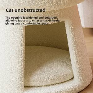 Pilzförmiger Katzenhocker Kreatives Haustierbett und Schuhbank für den Eingangsbereich - Product Image 5