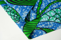 Tissu uni tissé effet cire nacrée double face, personnalisable OEM/ODM, pour foulards de filles et textiles de maison
