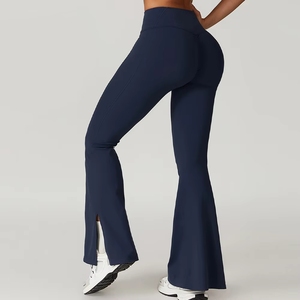 <span class=keywords><strong>Leggings</strong></span> Deportivos de Secado Rápido para Gimnasio, Pantalones de Yoga de Cintura Alta y Pierna Ancha para Mujer, <span class=keywords><strong>Leggings</strong></span> Ajustados con Efecto Levanta Glúteos - Product Image 6