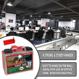 Venta de fábrica de botiquín de primeros auxilios de emergencia para 50 personas multiusos para el hogar, el trabajo y los viajes, 288 piezas - Product Image 6