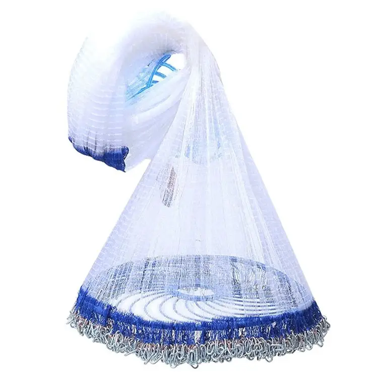 Sale Hand Cast Net fishing Throw Catch Drawstring Casting Fishing Net China Fish Trap Net Nylon Price