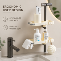 Organisateur de Robinet Multifonctionnel Dynamique pour Évier de Cuisine – Gain de Place et Accessoire Pratique
