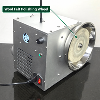 Machine à polir les pierres précieuses en acier inoxydable 220V, équipement de polissage de bijoux