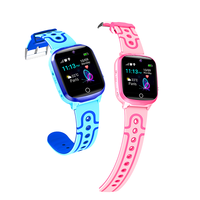 Reloj Inteligente para Niños con Tarjeta SIM 2G, Videollamada, SOS, Cámara, Correas, SIM para Niños, LBS, GPS, Personalizable