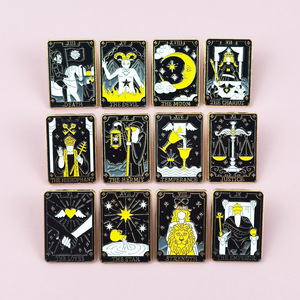 Twaalf Broche Creatieve Metalen Badge Gepersonaliseerde Mode Cartoon 12 Emaille Reversspeld - Product Image 4