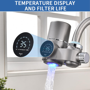 Nouveau purificateur d'eau intelligent pour robinet domestique avec écran UV, pour eau potable directe, anti-calcaire et élimination du chlore, filtre à eau pour évier de cuisine - Product Image 2