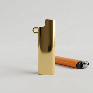 Estuche Metálico Moderno y Clásico en Color Plata y Oro para Encendedores Estándar, Muy Popular - Product Image 6