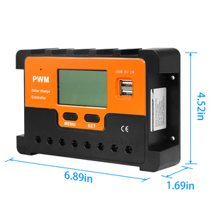 Contrôleur de charge solaire PWM GCSOAR FT8048-100A personnalisé 48V 100A ROHS double USB mini hors réseau intelligent pour la maison 12V/24V - Product Image 3