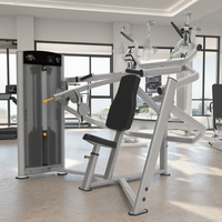 Peralatan Kebugaran Profesional untuk Penggunaan di Gym, Mesin Multifungsi Adjustable Pin Loaded Multi-Press untuk Latihan Bahu/Dada