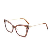 Lunettes de soleil œil-de-chat élégantes et tendance, grand format, en matériaux mixtes, durables, anti-lumière bleue, protection solaire, unisexe, design unique