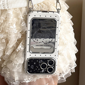 <span class=keywords><strong>Coque</strong></span> de téléphone en TPU souple anti-chute <span class=keywords><strong>avec</strong></span> porte-cartes miroir, motif animal, étoile, cœur, licorne, pour <span class=keywords><strong>iPhone</strong></span> 17 Pro Max - Product Image 4