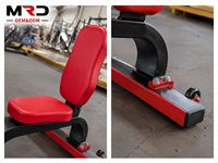 Banc de musculation robuste MRD Commercial Seated Shoulder Press Bench pour la musculation, idéal pour la salle de sport, le centre de remise en forme et la salle de sport à domicile