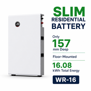 Système de stockage d'énergie domestique 16 kWh LiFePO4 51,2 V 314 Ah, batterie au lithium compatible avec <span class=keywords><strong>Pylontech</strong></span> Growatt Victron Solis SMA - Product Image 1