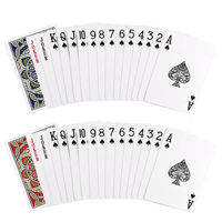 Jeux de société personnalisés de haute qualité, cartes de poker en papier, cartes de poker colorées en noir