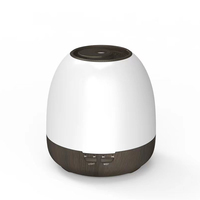 Nouveau diffuseur d'aromathérapie LED 400ml diffuseur de grain en bois 400ml diffuseur d'huiles essentielles à ultrasons électriques
