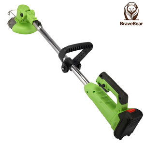 Decespugliatore a batteria BraveBear 21V 110W ad alta efficienza con batteria al litio, tagliaerba fai-<span class=keywords><strong>da</strong></span>-te con manico regolabile e lama <span class=keywords><strong>da</strong></span> 6 pollici per prato - Product Image 2