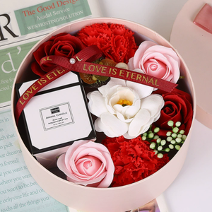 Juego de Regalo de Velas Aromáticas con Aroma a Rosa Eterna, Caja de Jabones en Forma de Flor para el Día de San Valentín, Propuesta de Matrimonio - Nuevo Éxito de Ventas - Product Image 2