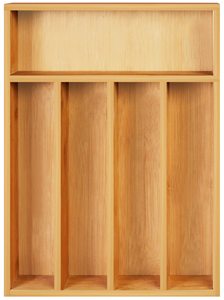Bamboo Drawer <b>Organizer</b> <b>Kitchen</b> Drawer <b>Organizer</b> Flatware Holder <b>for</b> <b>Kitchen</b> Flatware <b>Organizers</b> Food Container Set Wood Drawer - Product Image 2