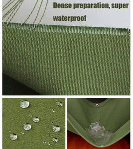 Nhiệm Vụ Nặng Nề 100% Polyester Vải Xe Tải Bìa 12Oz Màu Xanh Lá Cây Không Thấm Nước PVC-Tráng Dệt Vải Cho Xe Ô Tô Xe Tải Chống Nước Lều - Product Image 2