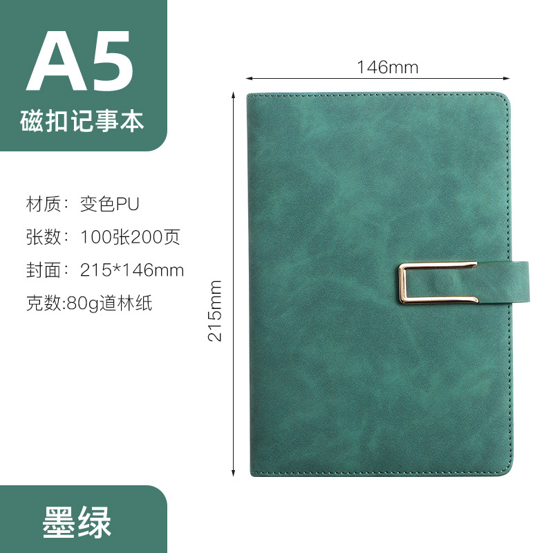 A5 paperback-dark green