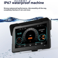 Zmecar MOTO Fit Écran de moto 6-7 pouces, luminosité automatique, IP67, Carplay, Android Auto, DVR, antivol, navigation pour 5.0