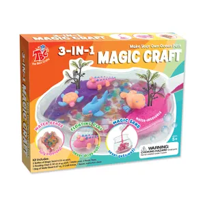 3 en 1 Amazon mejor venta de niños DIY flotante juguetes de plástico bajo el agua fantástico arena mágica
