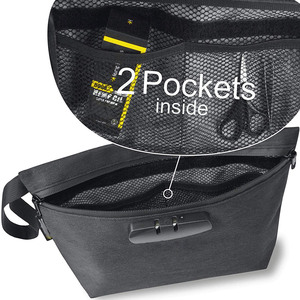 Factory Premium Funky Designer Custom logo Concealed Carrier <strong>Smell</strong> <strong>Proof</strong> Zipper Lock Pouch Smellproof <strong>Bag</strong> - Product Image 3
