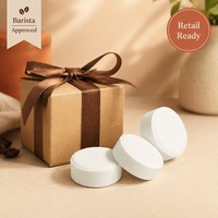 Tablettes nettoyantes pour café emballées dans un film hydrosoluble, sans désordre, dose unique, détartrage pour machines à expresso super automatiques