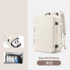 Bolsa de lona personalizada, mochila de negocios de viaje grande personalizada de fábrica con compartimento para ordenador portátil para hombre y mujer - Product Image 6