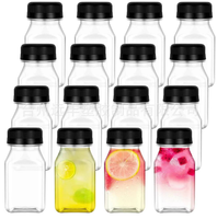 Bouteille en PET de haute qualité 250ml scellant des canettes de bouteille de boisson en plastique pour les canettes de soda transparentes de boisson gazeuse