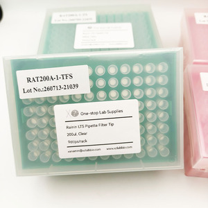 Embout de filtre pour pipette Rainin LTS 20 µl transparent, 96 embouts sur support pour tests de laboratoire - Product Image 2