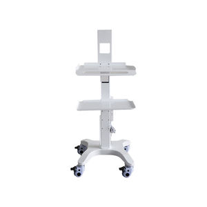 Chariot médical <span class=keywords><strong>mobile</strong></span> dentaire professionnel, base stable en forme de X, hauteur réglable, roues silencieuses, compatibilité universelle avec les scanners - Product Image 2
