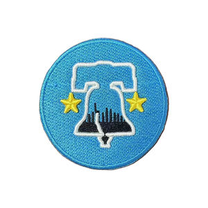 Kunden spezifische gestickte Philadelphia Baseball Aufbügeln Patches für Trucker Hat für Rugby und Football League Games - Product Image 2