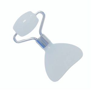 Rouleau facial mini-masseur portable en jade blanc naturel - Product Image 1