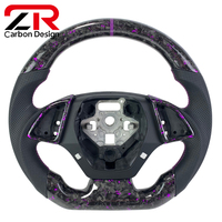 Volant de course personnalisé en fibre de carbone forgée de couleur violette pour Chevrolet Chevy Camaro SS RS LT1 ZL1 1LE 2SS Corvette C7