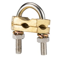 Collier de serrage en U en laiton sur mesure et connecteur de câble de type U pour système de mise à la terre