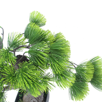 Cymys artificiels, exquis, meilleure vente, décoration pour l'extérieur, bureau, plantes de bonsaï, arbre de pin avec Pot, 5761
