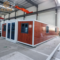 Nouvelle conception de maison modulaire préfabriquée en conteneur extensible de 20 pieds ou 40 pieds, bungalow préfabriqué, maison à deux chambres, maison portable