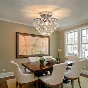 Mini lustres en cristal pour <span class=keywords><strong>salle</strong></span> à manger plafonniers pour couloir intérieur chambre <span class=keywords><strong>salle</strong></span> <span class=keywords><strong>de</strong></span> <span class=keywords><strong>bain</strong></span> cuisine plafonnier - Product Image 5